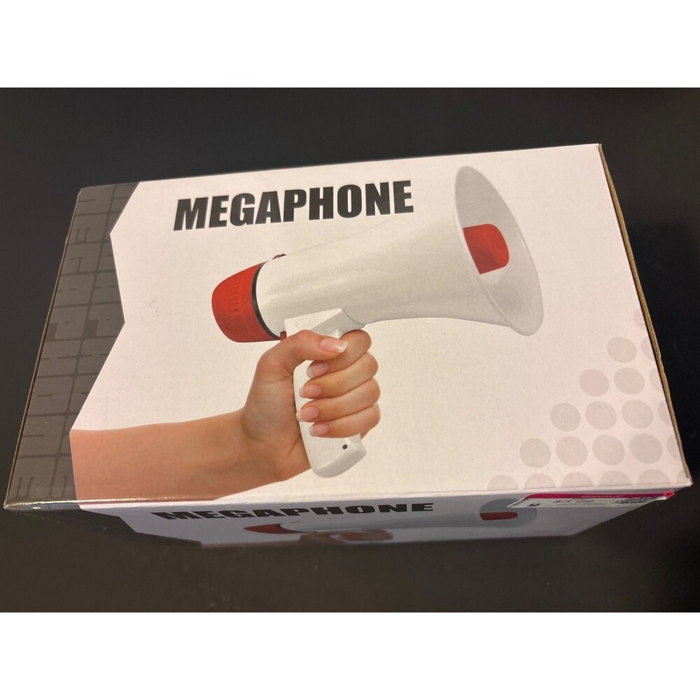 Megaphone in original box. Sports, events, call the kids home